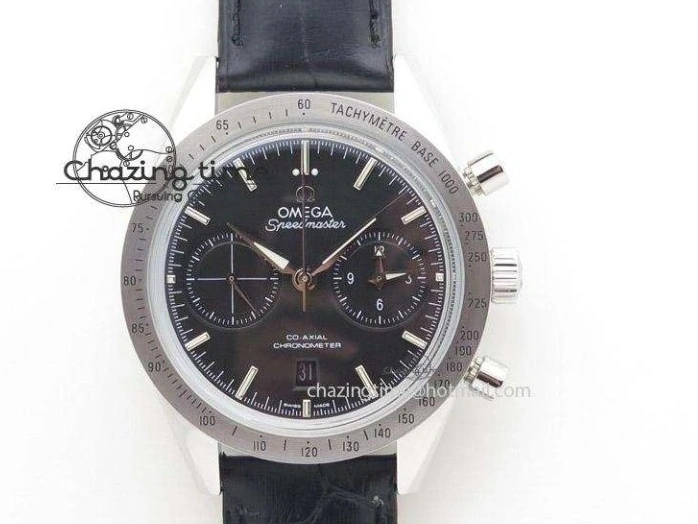 0508 Supportive Speedmaster Professional The Moon Watch on Brown Asso Strap Asian Manual Winding Chronograph Movement 8288